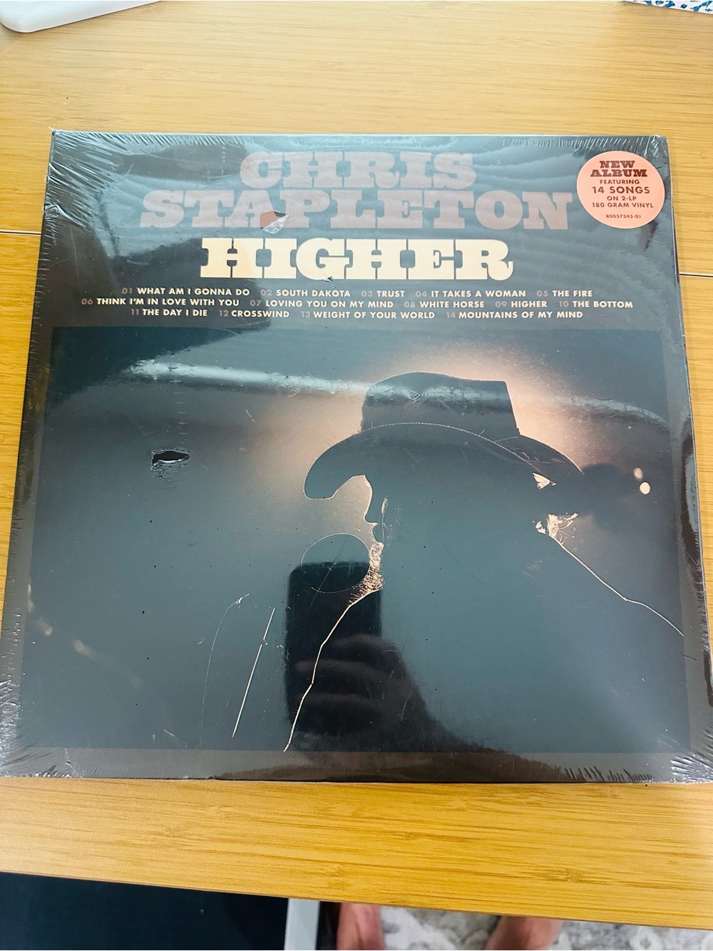 LP CHRIS STAPLETON Higher (2LP 180g Vinyl, MERCURY, 2023) NEW MINT SEALED